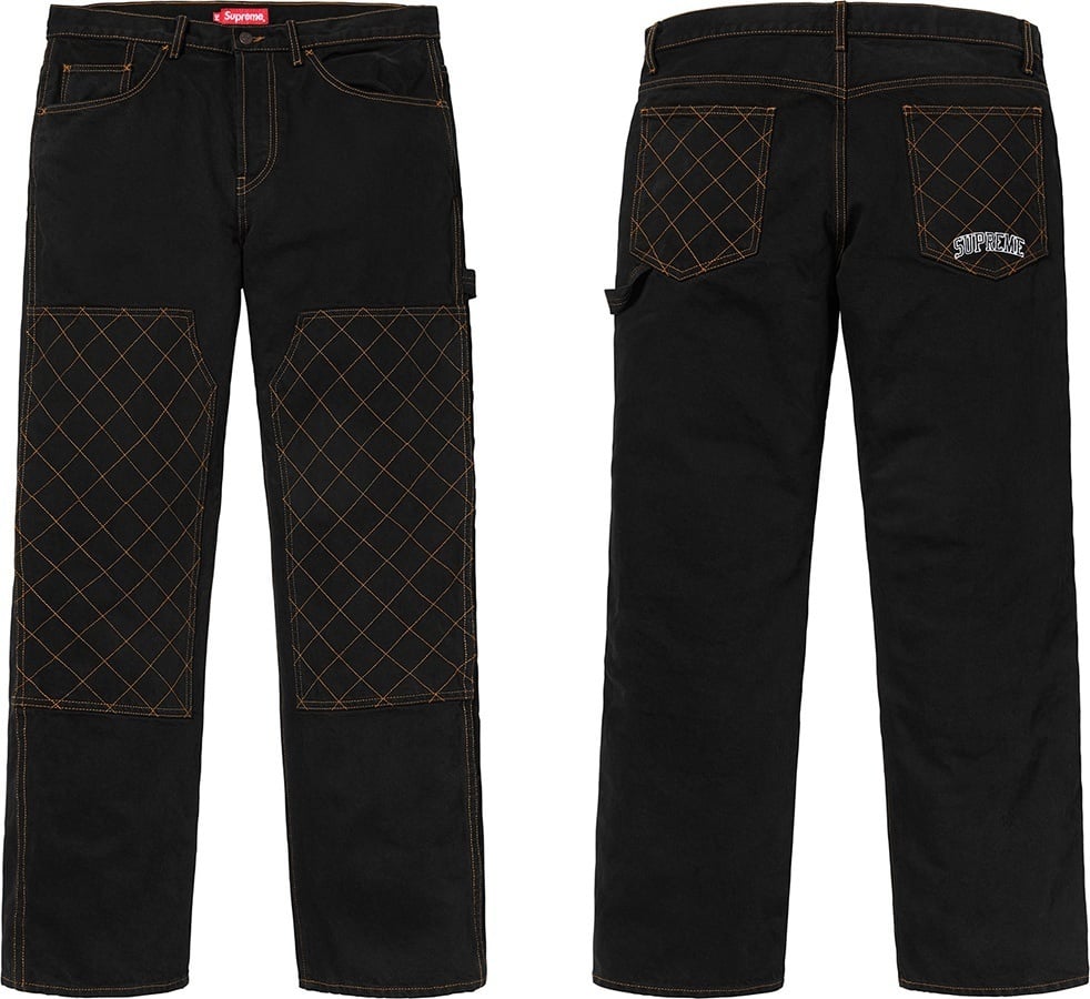 Diamond Stitch Carpenter Jean